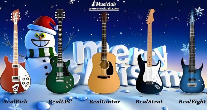 5把虚拟电木吉他音源合集]MusicLab GuiTars Bundle 6 R2R [WiN]（7Gb）-果果音源网